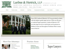 Tablet Screenshot of laribee-hertrick.com